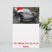 クリスマスコルベット分割ウィンドウ 便箋 (スタンド正面)