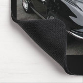 クリスマスコルベット黒割り窓 マウスパッド (コーナー)