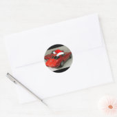 クリスマスコルベット/クリスマスに欲しいもの ラウンドシール (封筒)