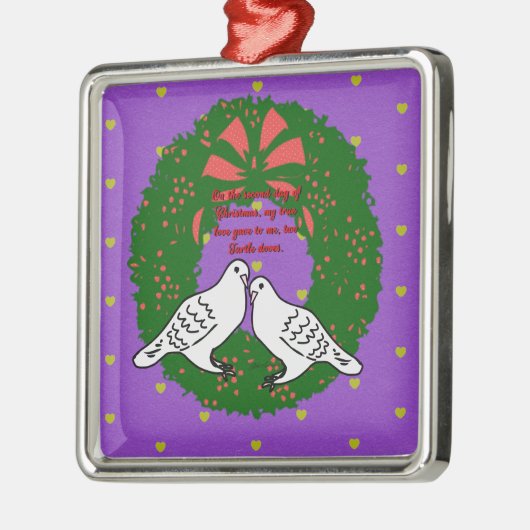 クリスマスコレクションの12の日:2日目 メタルオーナメント (左)