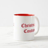 クリスマスコレクション ツートーンマグカップ (正面右)