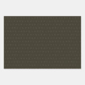 クリスマスコレクション | Green Cedar、Plaid、ストライプ ラッピングペーパーシート (正面)