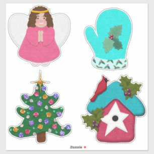 クリスマスコレクショ感じンが可愛らしい シール