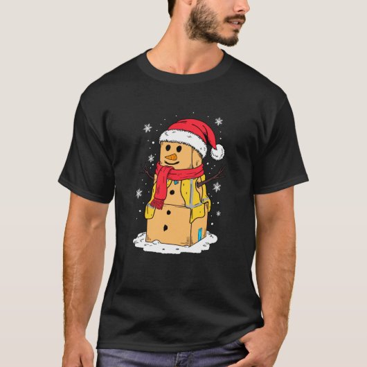 クリスマスコワーキングスワガゾンアソシエイト段ボールボ Tシャツ (正面)