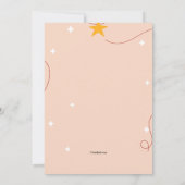 クリスマスコンサート招待状 招待状 (裏面)