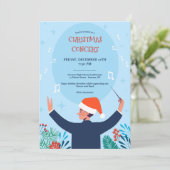 クリスマスコンサート青い招待状 招待状 (スタンド正面)