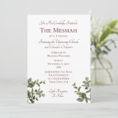 クリスマスコンサート 招待状 (スタンド正面)