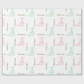 クリスマスコンテンポラリー ラッピングペーパー (フラット)