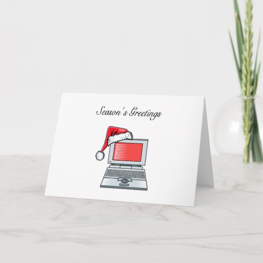 クリスマスコンピュータ シーズンカード (正面)