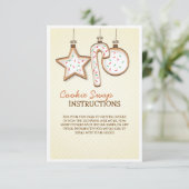 クリスマスコーキ交換カードの説明書き (スタンド正面)