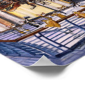 クリスマスコーギのボドギーボーンボナンザアートプリント ポスター (角)