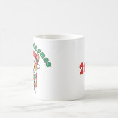 クリスマスコーギーマグ：メリーウーフマス コーヒーマグカップ (中央)