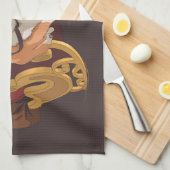 クリスマスコーギー キッチンタオル (四つ折り)