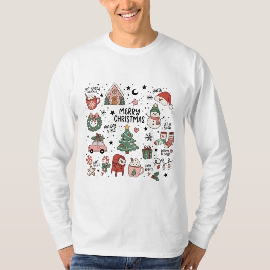 クリスマスコージー ホリデー コレクション Tシャツ (正面)