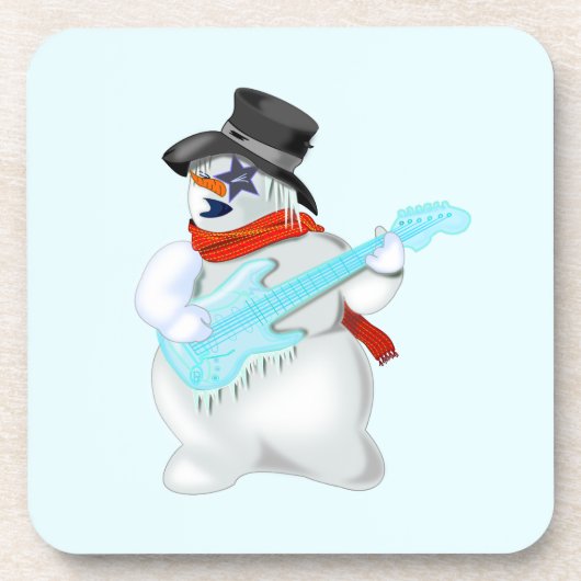 クリスマスコースターと雪だるまロック コースター (正面)