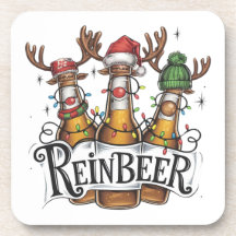 クリスマスコースターセット – 数量6