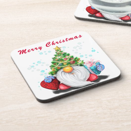 クリスマスコースター格言とギフト コースター (左側)