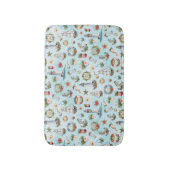 クリスマスコースト航海のライトハウスシップ バスマット (正面縦)