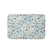 クリスマスコースト航海のライトハウスシップ バスマット (正面)