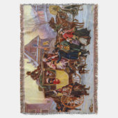 クリスマスコーチ1795ジャン・レオンG.フェリス スローブランケット (正面縦)