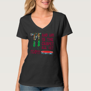 クリスマスコーディネイトホリデーウェットカーペットトッド醜いクリス Tシャツ