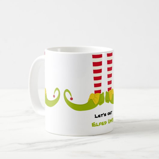 クリスマスコーヒーのお茶のマグカップを楽しもう コーヒーマグカップ (正面左)