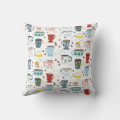 クリスマスコーヒーの日付デコール クッション (裏面)