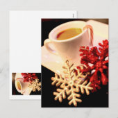 クリスマスコーヒーはがき シーズンポストカード (正面/裏面)