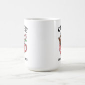 クリスマスコーヒーカップとフェスティバル飾り コーヒーマグカップ (中央)