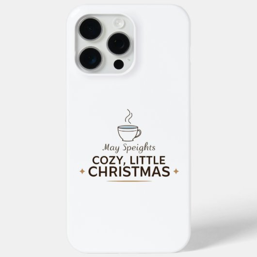 クリスマスコーヒーカップのスマホケース Case-Mate iPhoneケース (裏面)