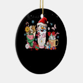 クリスマスコーヒーピンククリスマススパイスラテコージーS セラミックオーナメント (右)