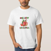 クリスマスコーヒーブビスケット愛好家 Tシャツ (正面)