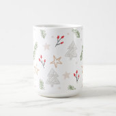 クリスマスコーヒーマグとクリスマススケッチ コーヒーマグカップ (中央)