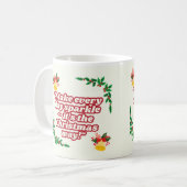 クリスマスコーヒーマグ コーヒーマグカップ (正面左)
