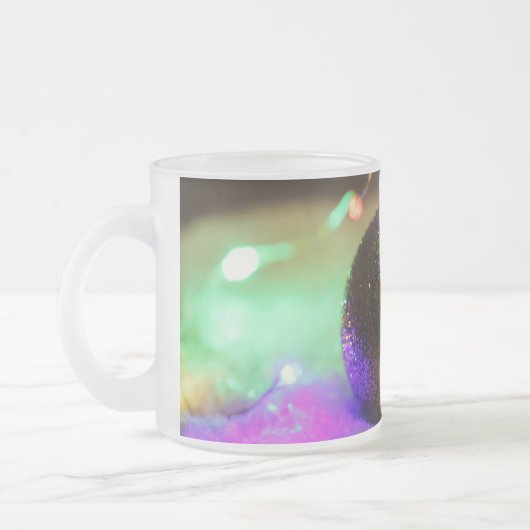 クリスマスコーヒーマグ フロストグラスマグカップ (左)