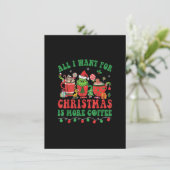 クリスマスコーヒーラテの居心地の良い冬 招待状 (スタンド正面)