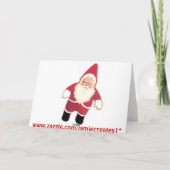 クリスマスコーヒーラテ/カプチーノグリーティングカード シーズンカード (裏面)