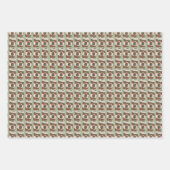 クリスマスコーヒー好き ラッピングペーパーシート (正面3)