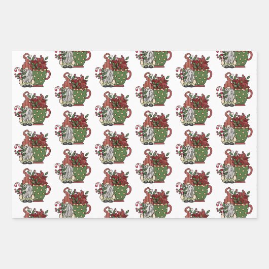 クリスマスコーヒー格言 ラッピングペーパーシート (正面)