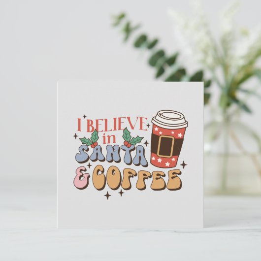 クリスマスコーヒー |サンタとコーヒー (スタンド正面)