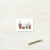 クリスマスコーヒー ポストイット (デスク上)