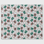 クリスマスコーヒー ラッピングペーパー (フラット)