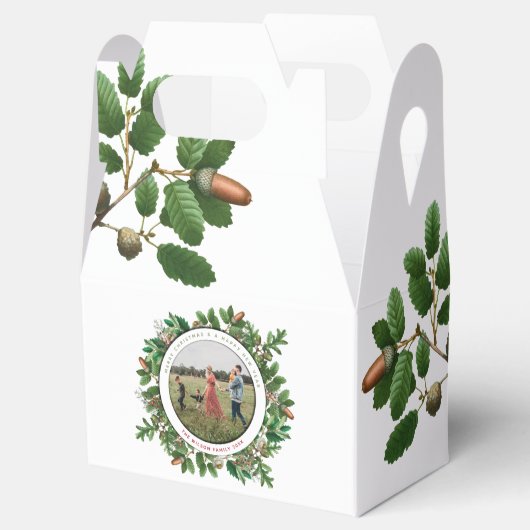 クリスマスコーンリース家族の写真 フェイバーボックス