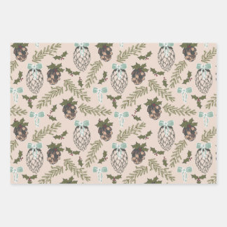 クリスマスコーン ラッピングペーパーシート