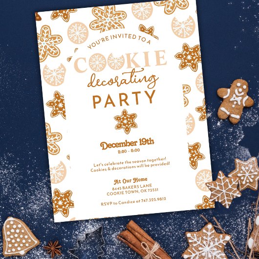 クリスマスコOKIE飾り付けホリデーパーティー ポストカード