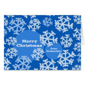 クリスマスゴッドマザースノーフレーク抽象芸術デザイン (正面横)