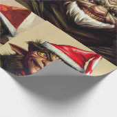 クリスマスゴブリンラッピング紙 ラッピングペーパー (角)