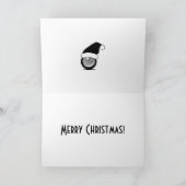 クリスマスゴルフクラブとボール シーズンカード (内部)