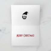 クリスマスゴルフクラブとボール シーズンカード (内部)