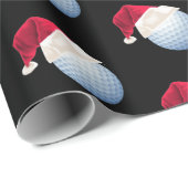 クリスマスゴルフサンおもしろいタホリデイ ラッピングペーパー (ロールコーナー)